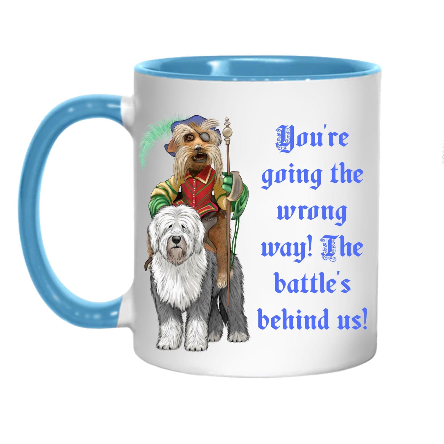 Labyrinth Sir Didymus Mug, Tea Cup, 80's Classic, Fantasy Movie, Cult Film Gift - Multi Colour Options