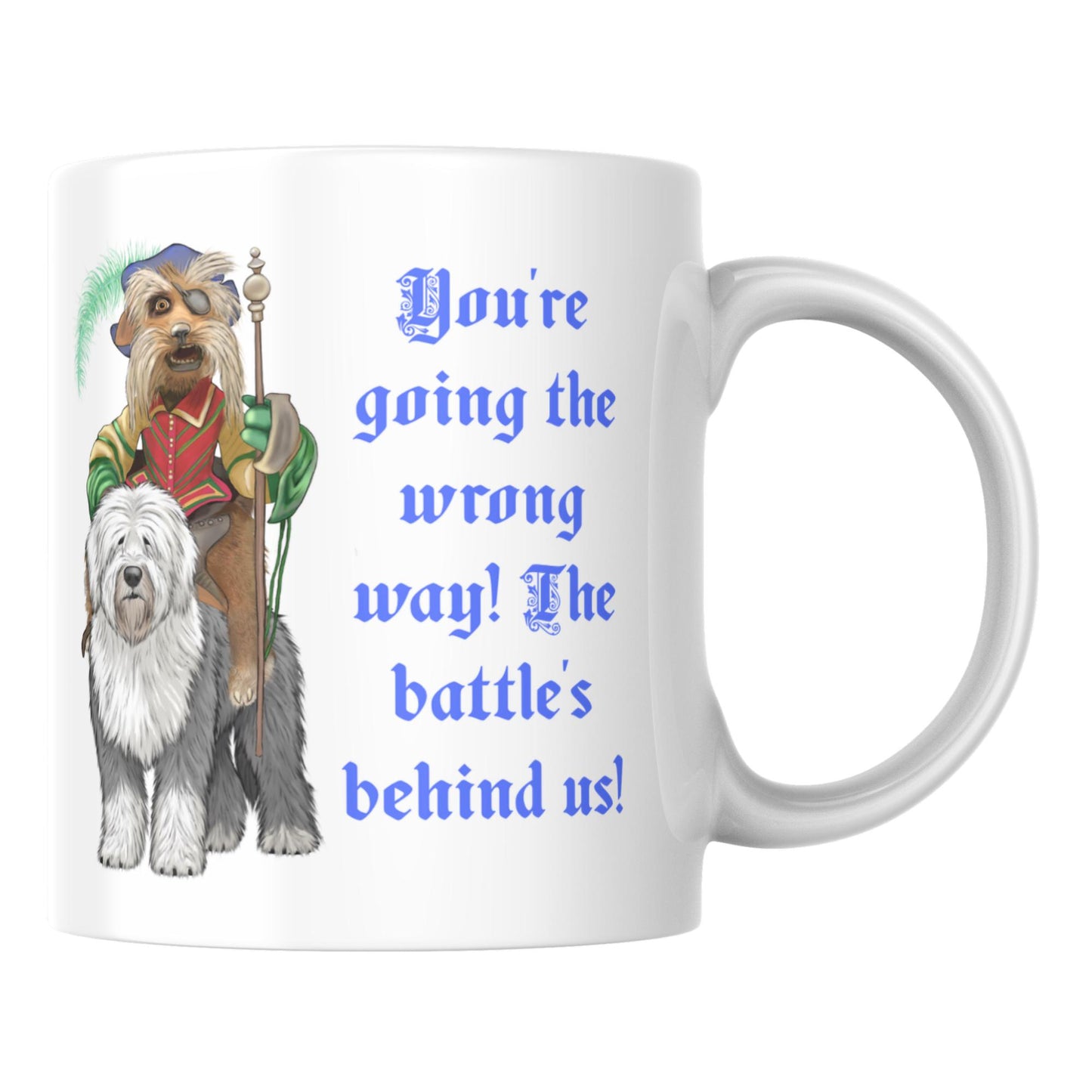 Labyrinth Sir Didymus Mug, Tea Cup, 80's Classic, Fantasy Movie, Cult Film Gift - Multi Colour Options