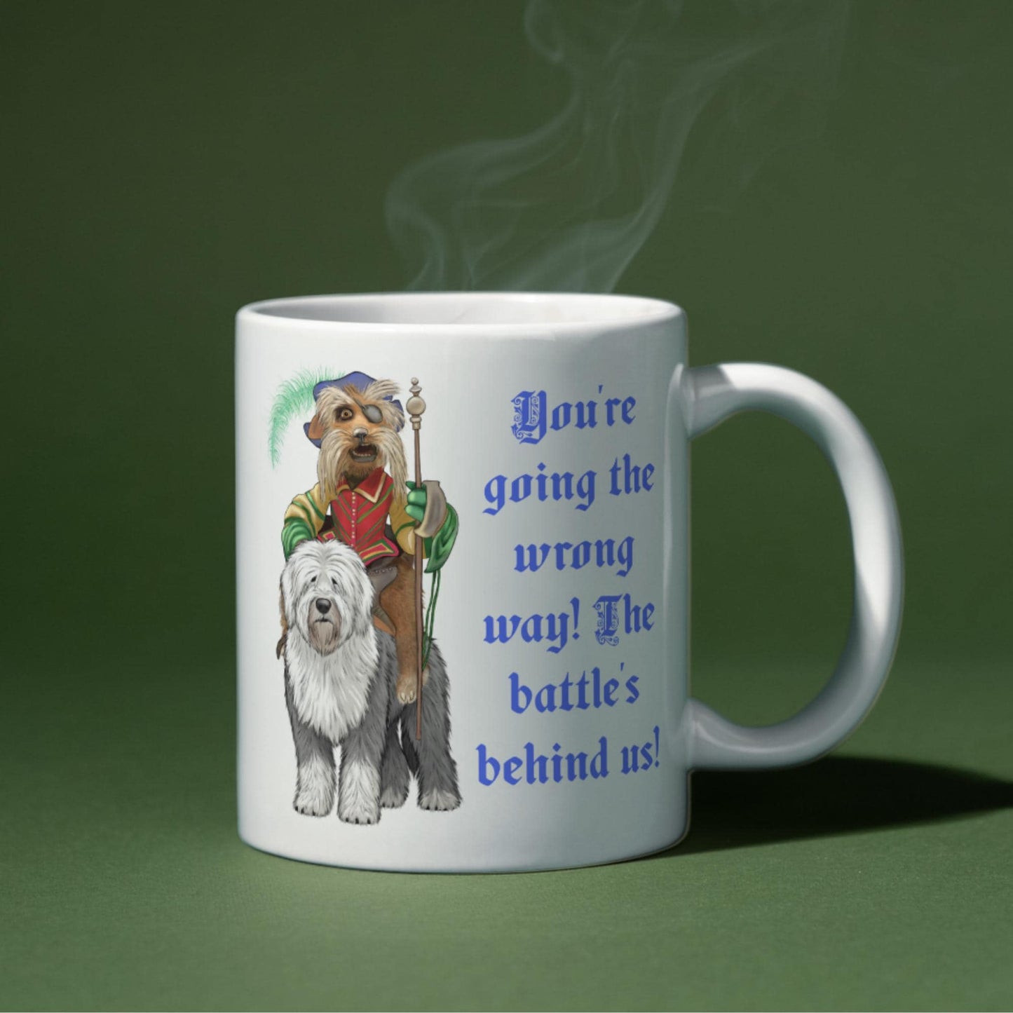 Labyrinth Sir Didymus Mug, Tea Cup, 80's Classic, Fantasy Movie, Cult Film Gift - Multi Colour Options