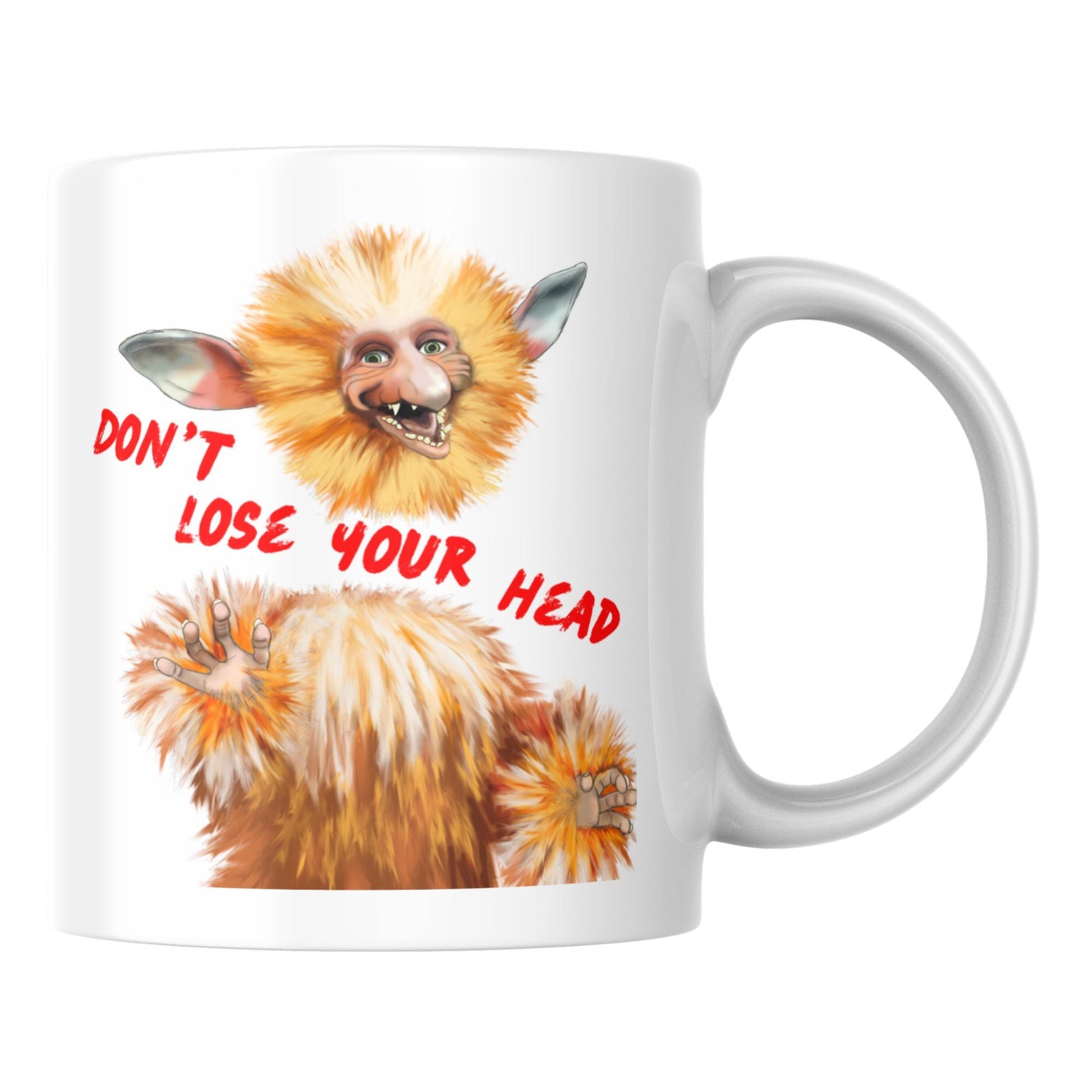 Labyrinth Fiery Mug, Tea Cup, 80's Classic, Fantasy Movie, Cult Film Gift - Multi Colour Options