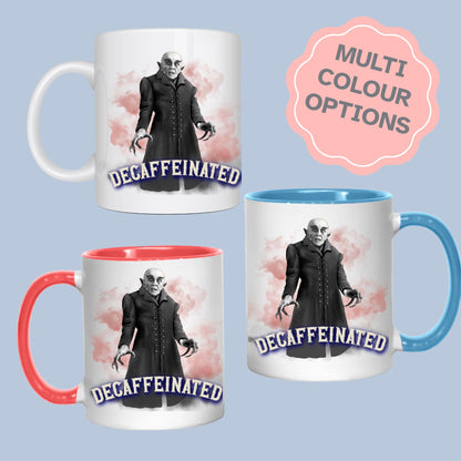 Nosferatu Coffee Mug, Vampire, Dracula, Gothic Halloween Mug, Multi Colour Options