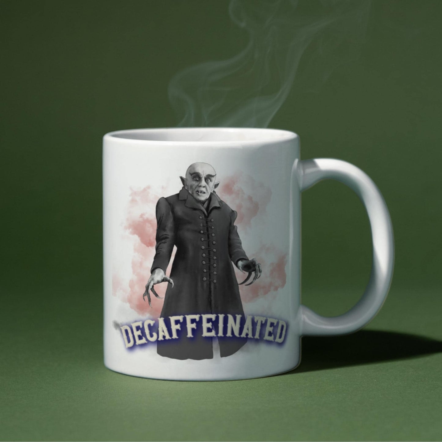 Nosferatu Coffee Mug, Vampire, Dracula, Gothic Halloween Mug, Multi Colour Options