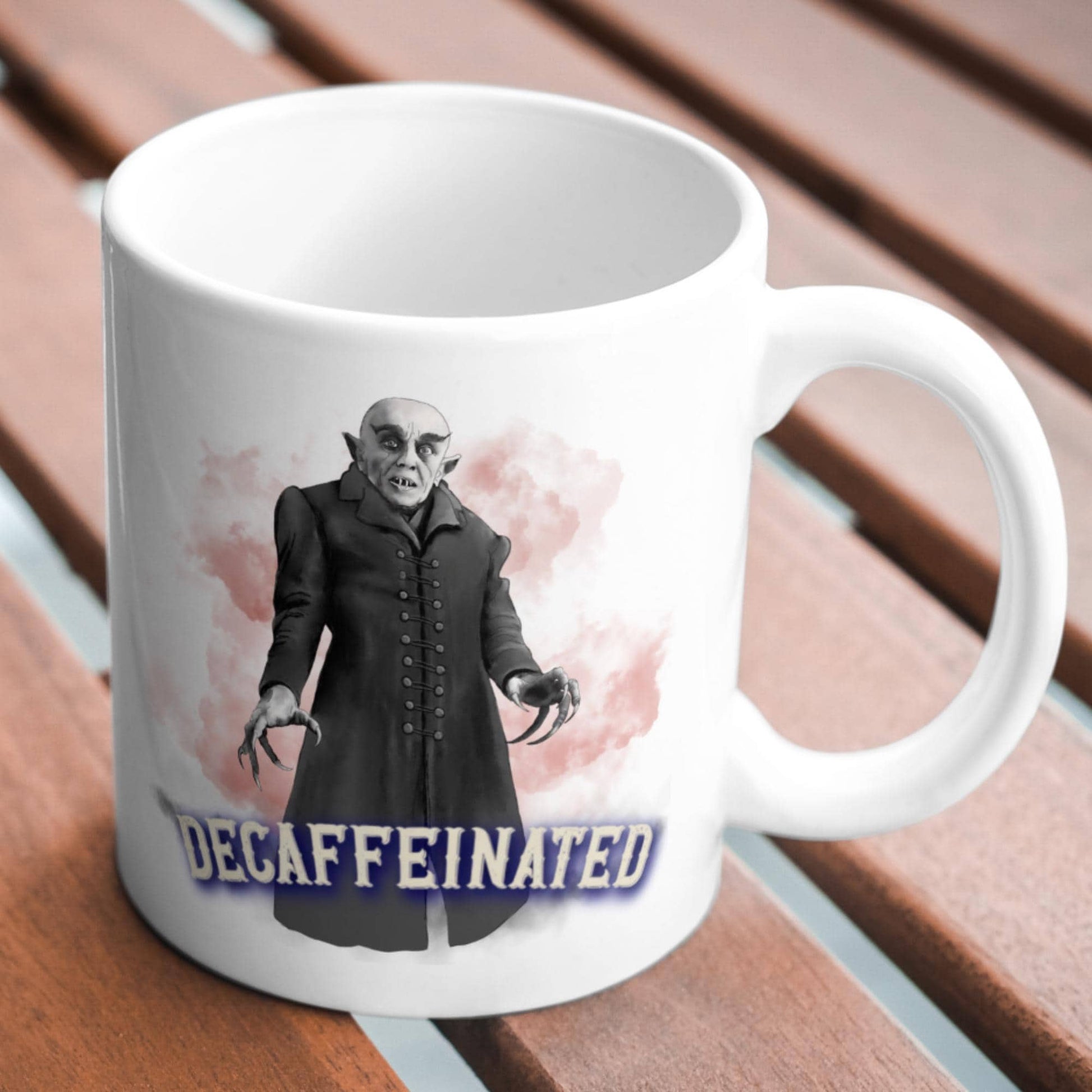 Nosferatu Coffee Mug, Vampire, Dracula, Gothic Halloween Mug, Multi Colour Options