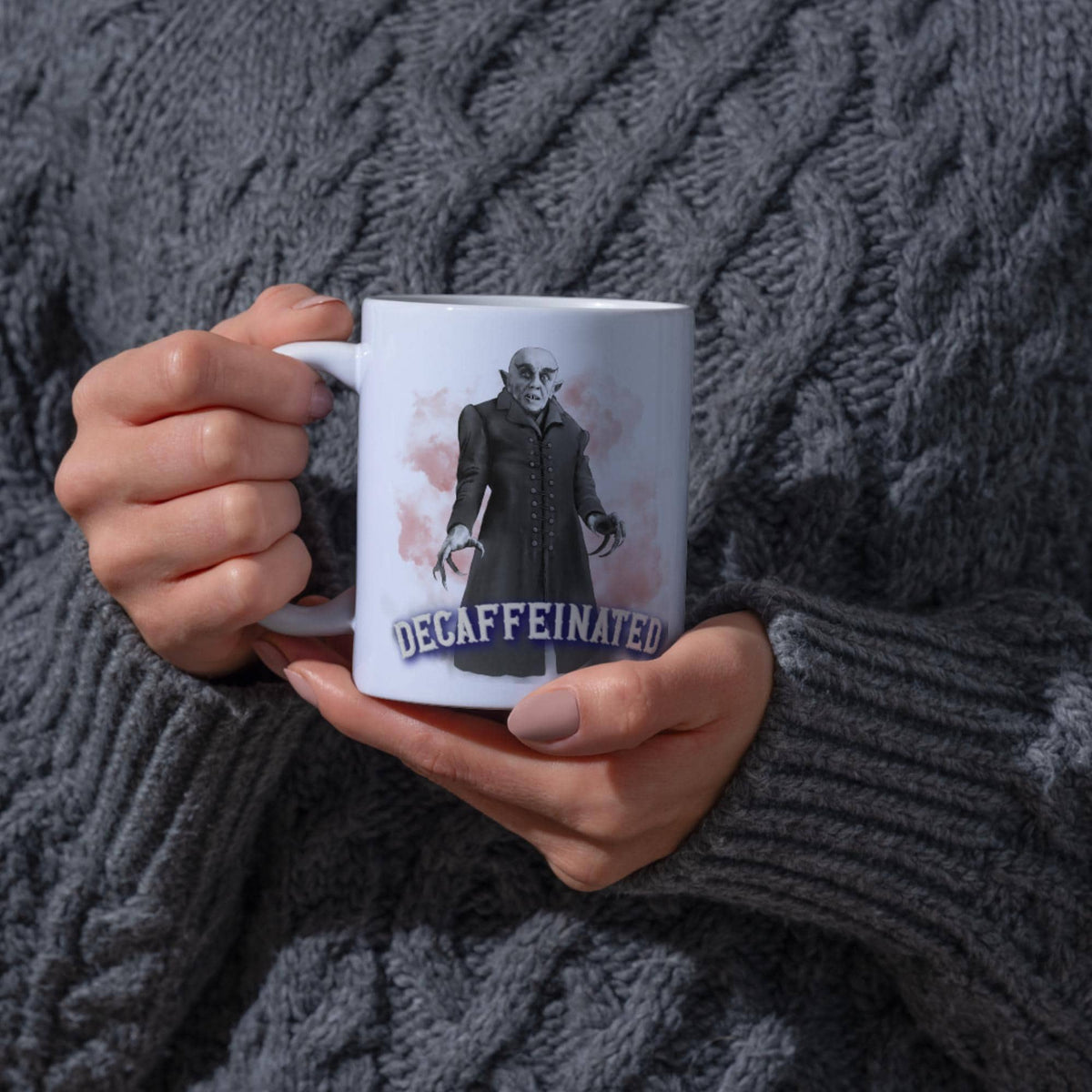 Nosferatu Coffee Mug, Vampire, Dracula, Gothic Halloween Mug, Multi Colour Options
