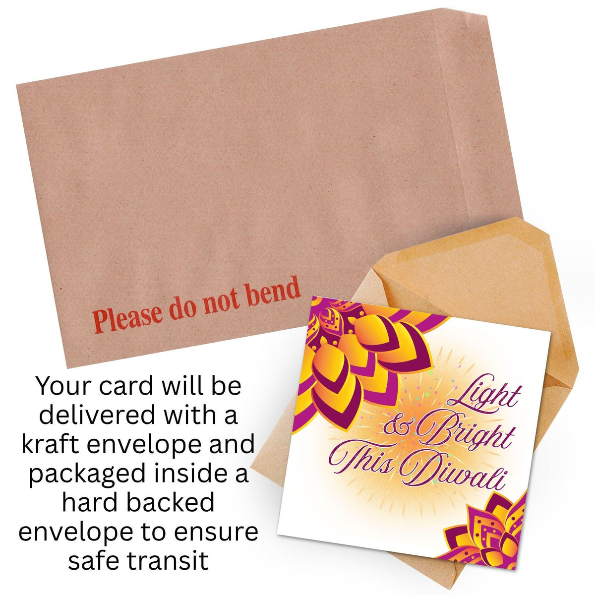 Happy Diwali Greeting Card, Diwali Wishes Card, Festival of Lights, Indian Hindu Celebration Card