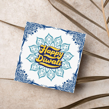 Happy Diwali Greeting Card, Diwali Wishes Card, Festival of Lights, Indian Hindu Celebration Card