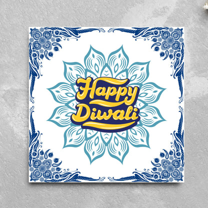Happy Diwali Greeting Card, Diwali Wishes Card, Festival of Lights, Indian Hindu Celebration Card