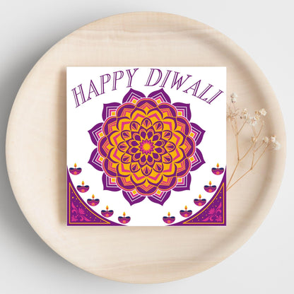 Happy Diwali Greeting Card, Diwali Wishes Card, Festival of Lights, Indian Hindu Celebration Card