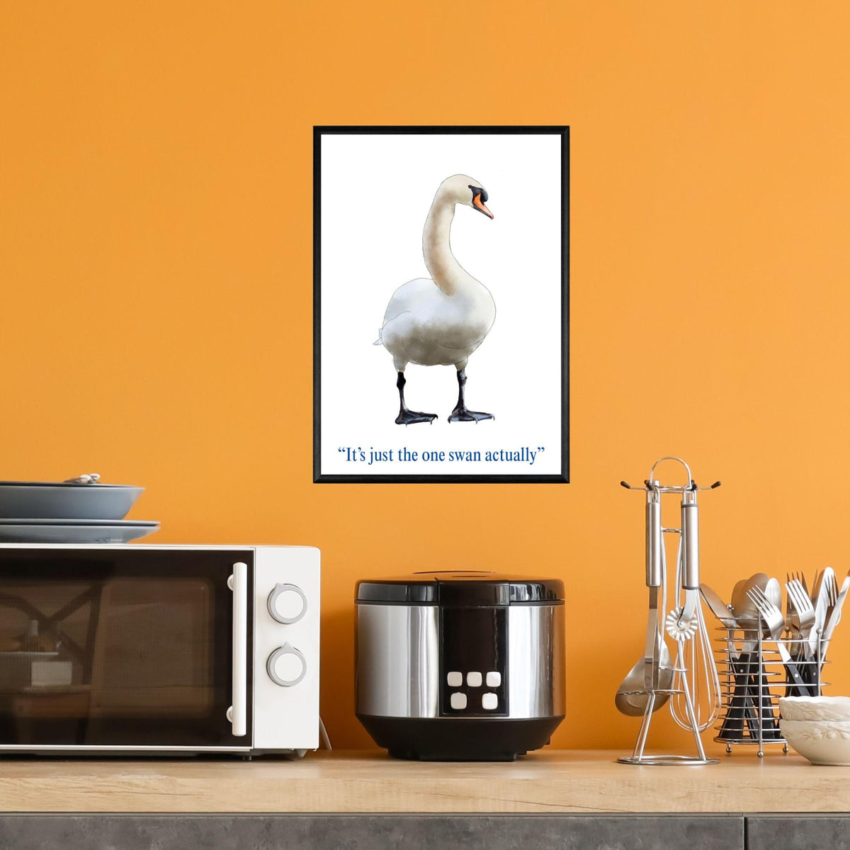 Hot Fuzz Wall Art Print, High Quality Poster, Hot Fuzz Poster, Swan, Movie Poster