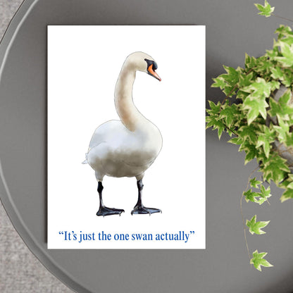 Hot Fuzz Wall Art Print, High Quality Poster, Hot Fuzz Poster, Swan, Movie Poster