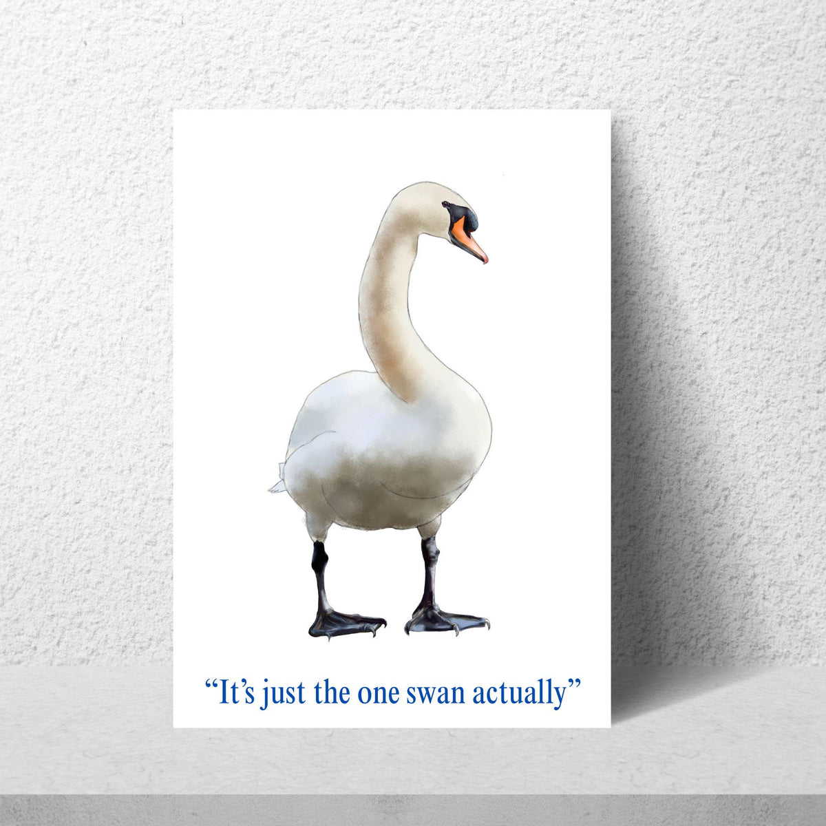 Hot Fuzz Wall Art Print, High Quality Poster, Hot Fuzz Poster, Swan, Movie Poster