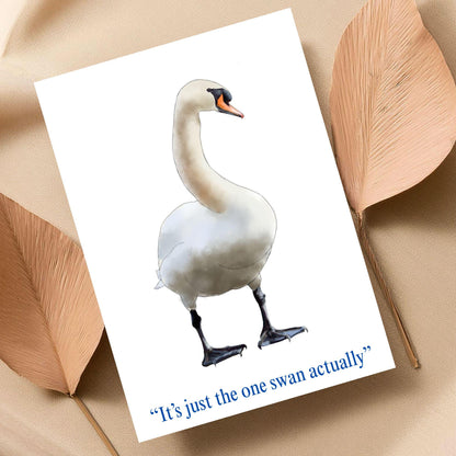 Hot Fuzz Wall Art Print, High Quality Poster, Hot Fuzz Poster, Swan, Movie Poster