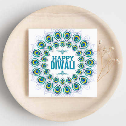 Happy Diwali Greeting Card, Diwali Wishes Card, Festival of Lights, Indian Hindu Celebration Card