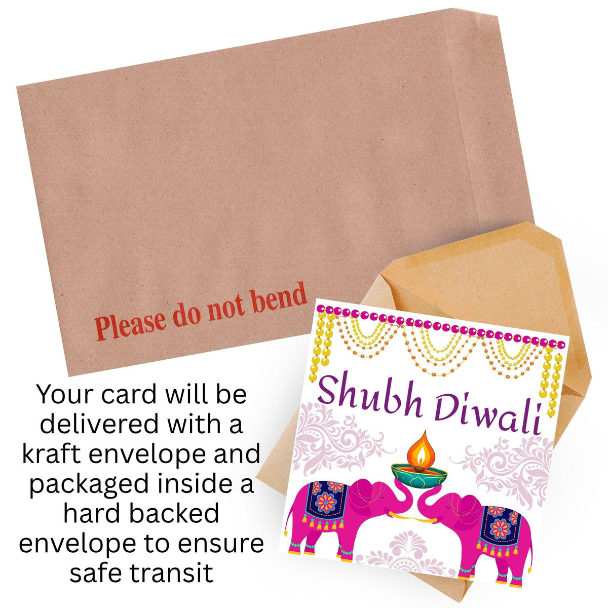 Happy Diwali Greeting Card, Diwali Wishes Card, Festival of Lights, Indian Hindu Celebration Card