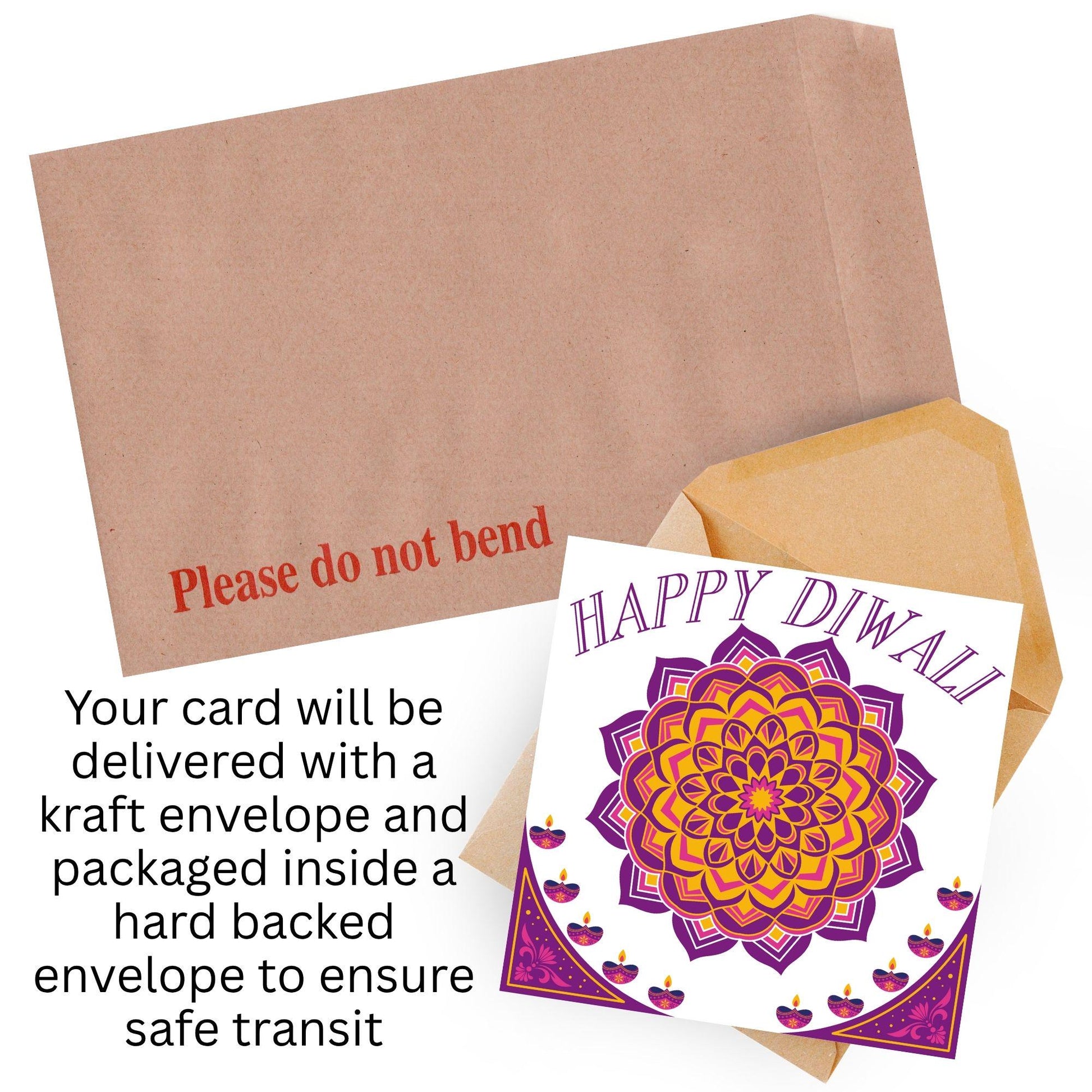 Happy Diwali Greeting Card, Diwali Wishes Card, Festival of Lights, Indian Hindu Celebration Card