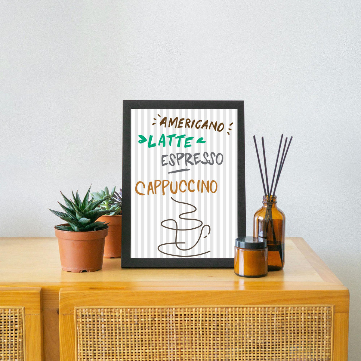 Coffee Wall Art, Poster for Kitchen, Cafe Art, Coffee Gift