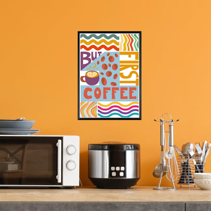 Coffee Wall Art, Poster for Kitchen, Cafe Art, Coffee Gift