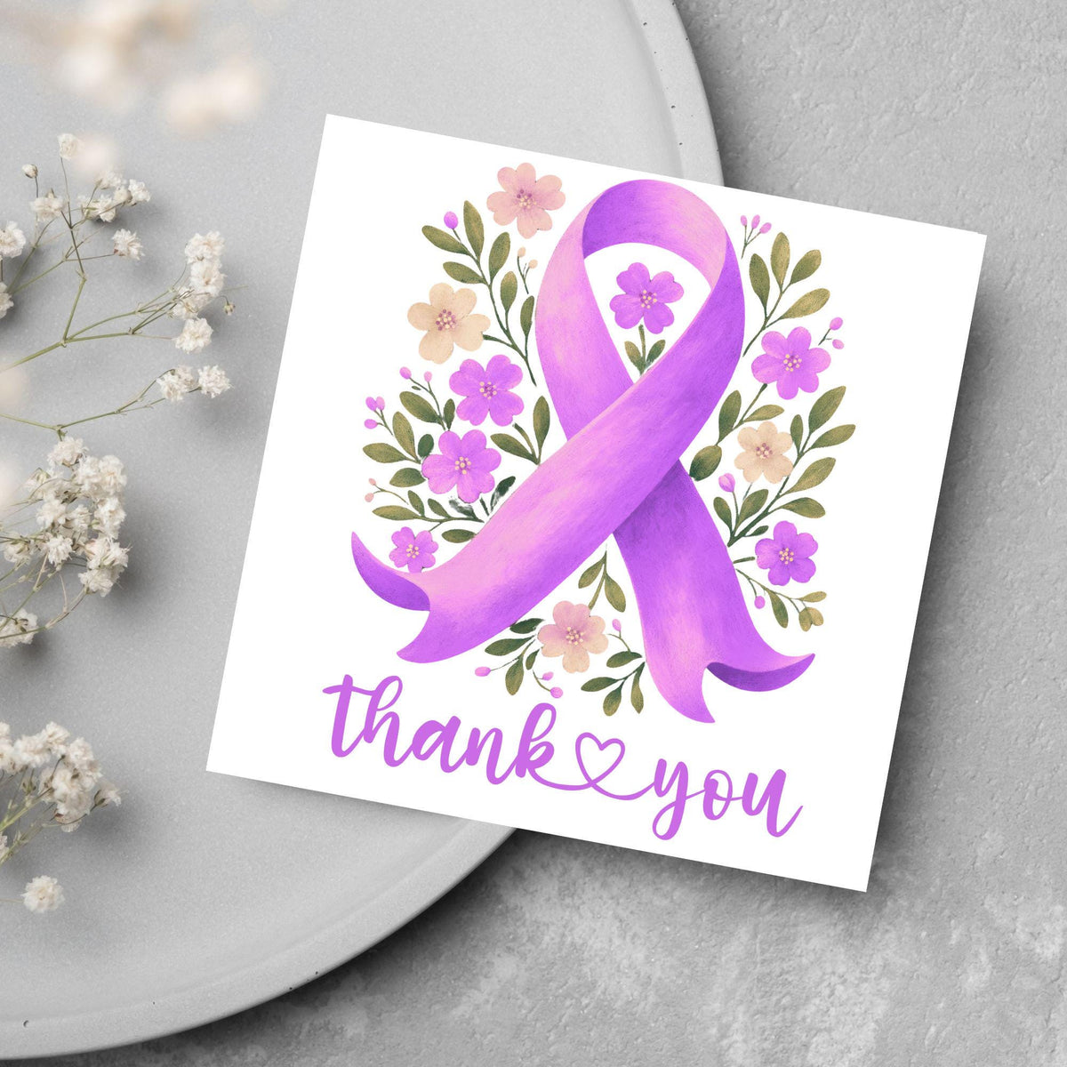Cancer Treatment Thank You Card, Oncologist Surgeon Appreciation Card, Mcmillan