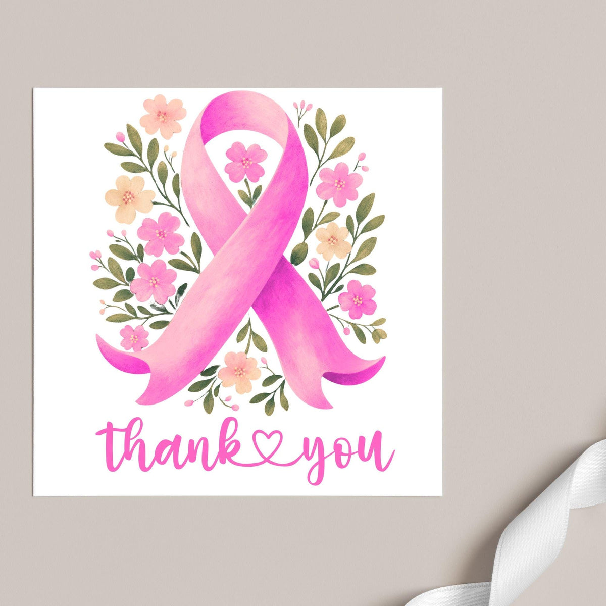 Cancer Treatment Thank You Card, Oncologist Surgeon Appreciation Card, Mcmillan