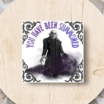 Halloween Party Invitation Card, Fun Invite, Custom Invitation, 14x14cm, RSVP Event Invitation