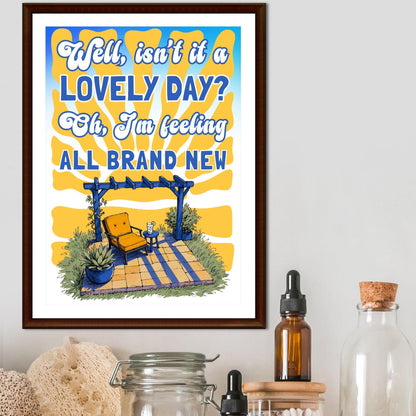 Gorky's Zygotic Mynci Poster Print Wall Art, Welsh Band Art, Patio Song