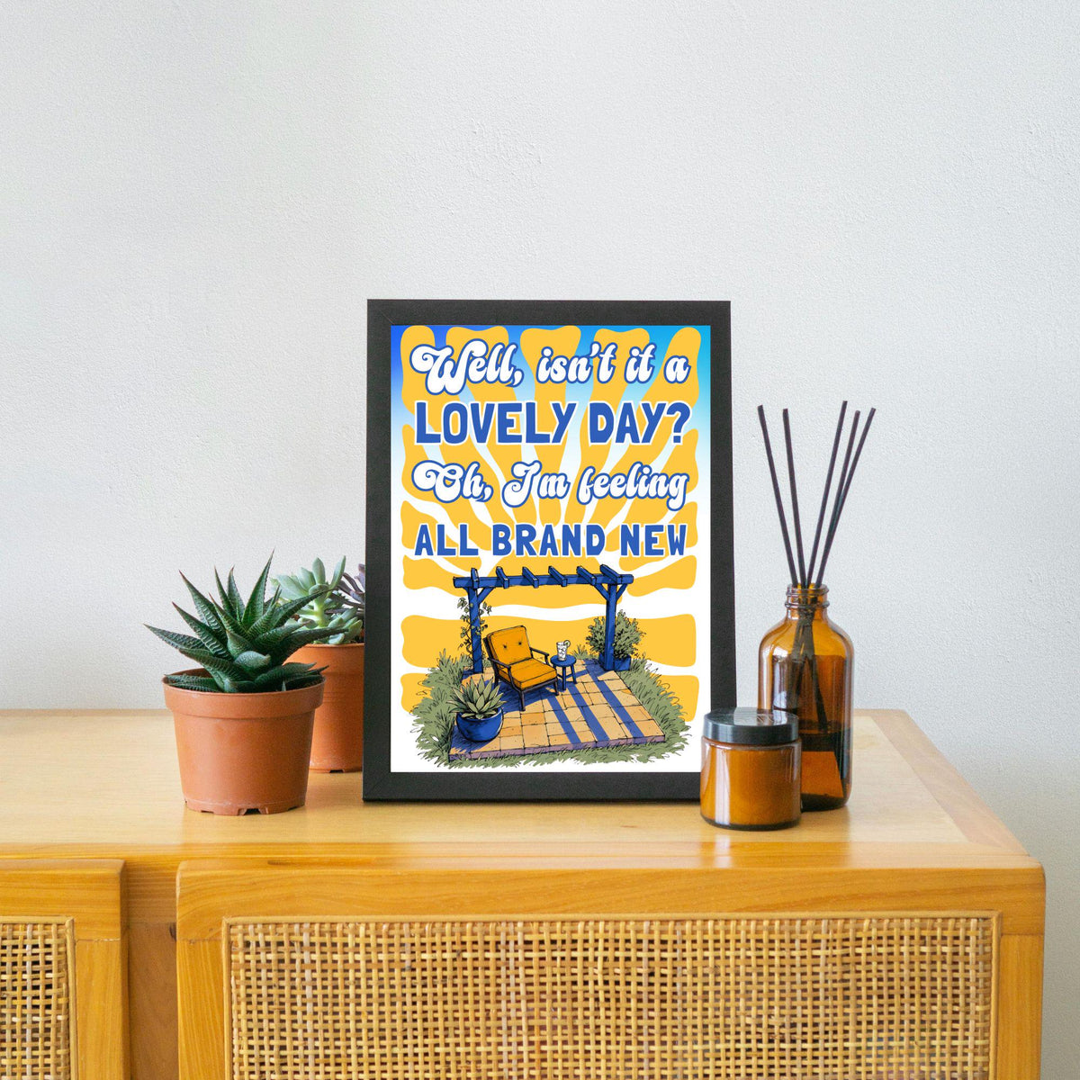Gorky's Zygotic Mynci Poster Print Wall Art, Welsh Band Art, Patio Song