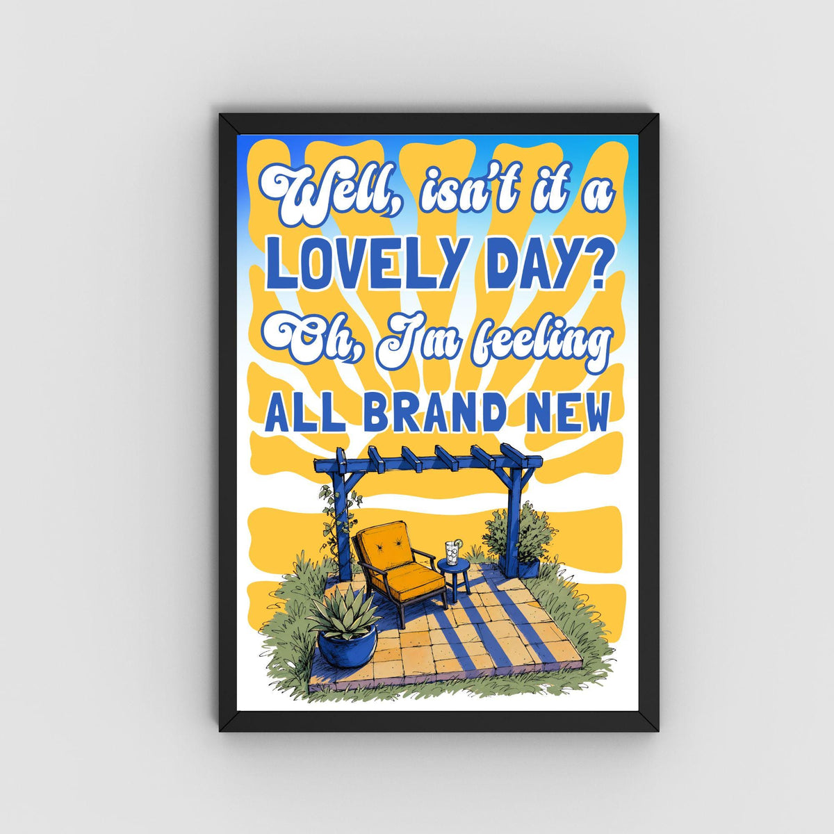 Gorky's Zygotic Mynci Poster Print Wall Art, Welsh Band Art, Patio Song