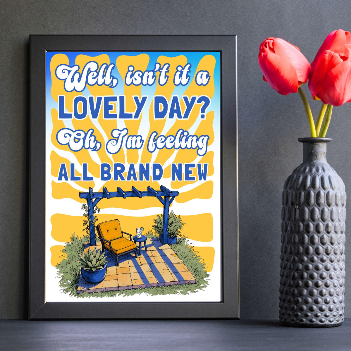 Gorky's Zygotic Mynci Poster Print Wall Art, Welsh Band Art, Patio Song