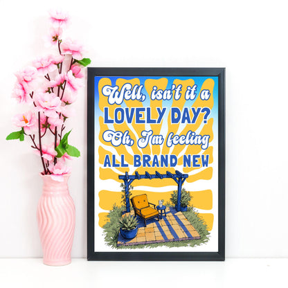 Gorky's Zygotic Mynci Poster Print Wall Art, Welsh Band Art, Patio Song