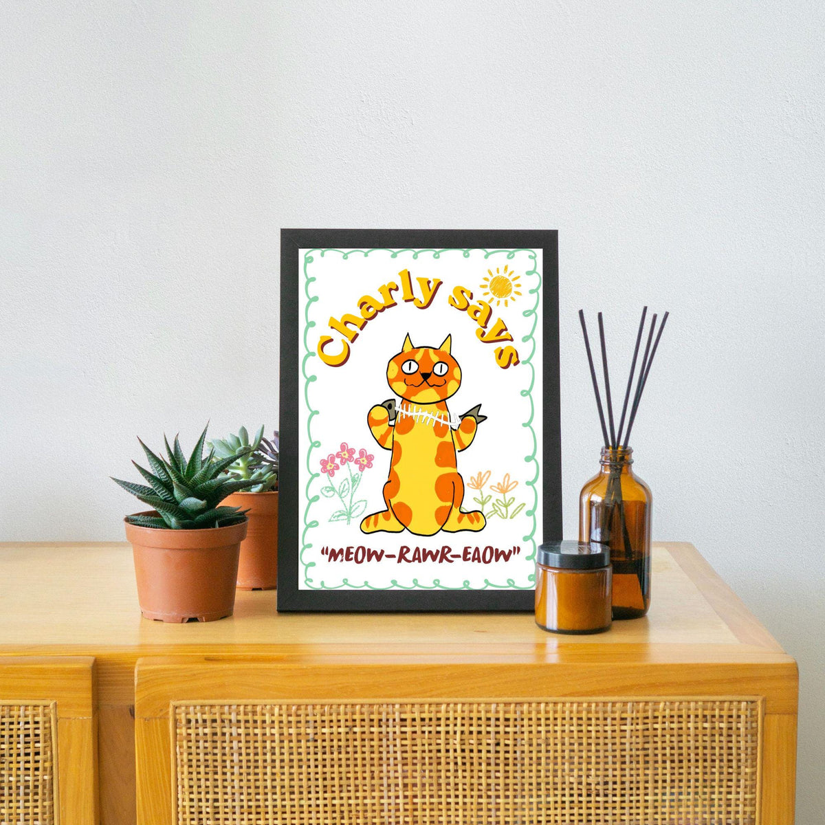 The Prodigy Poster Print Wall Art, Charly Says, 90's Rave Music