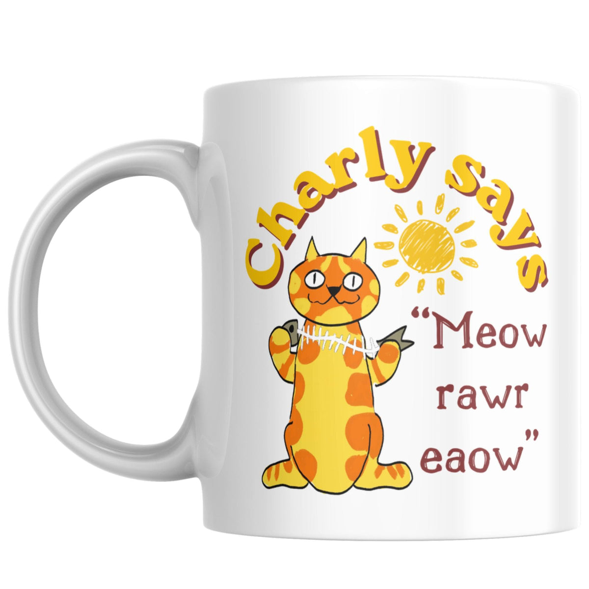 The Prodigy Charly Says Mug, 90's Mug, Rave Music, Multi Colour Options