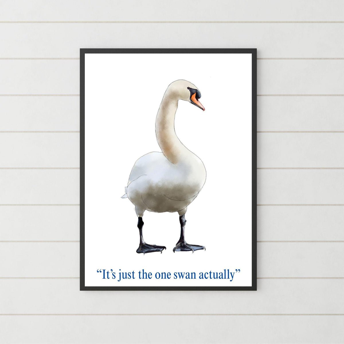 Hot Fuzz Wall Art Print, High Quality Poster, Hot Fuzz Poster, Swan, Movie Poster