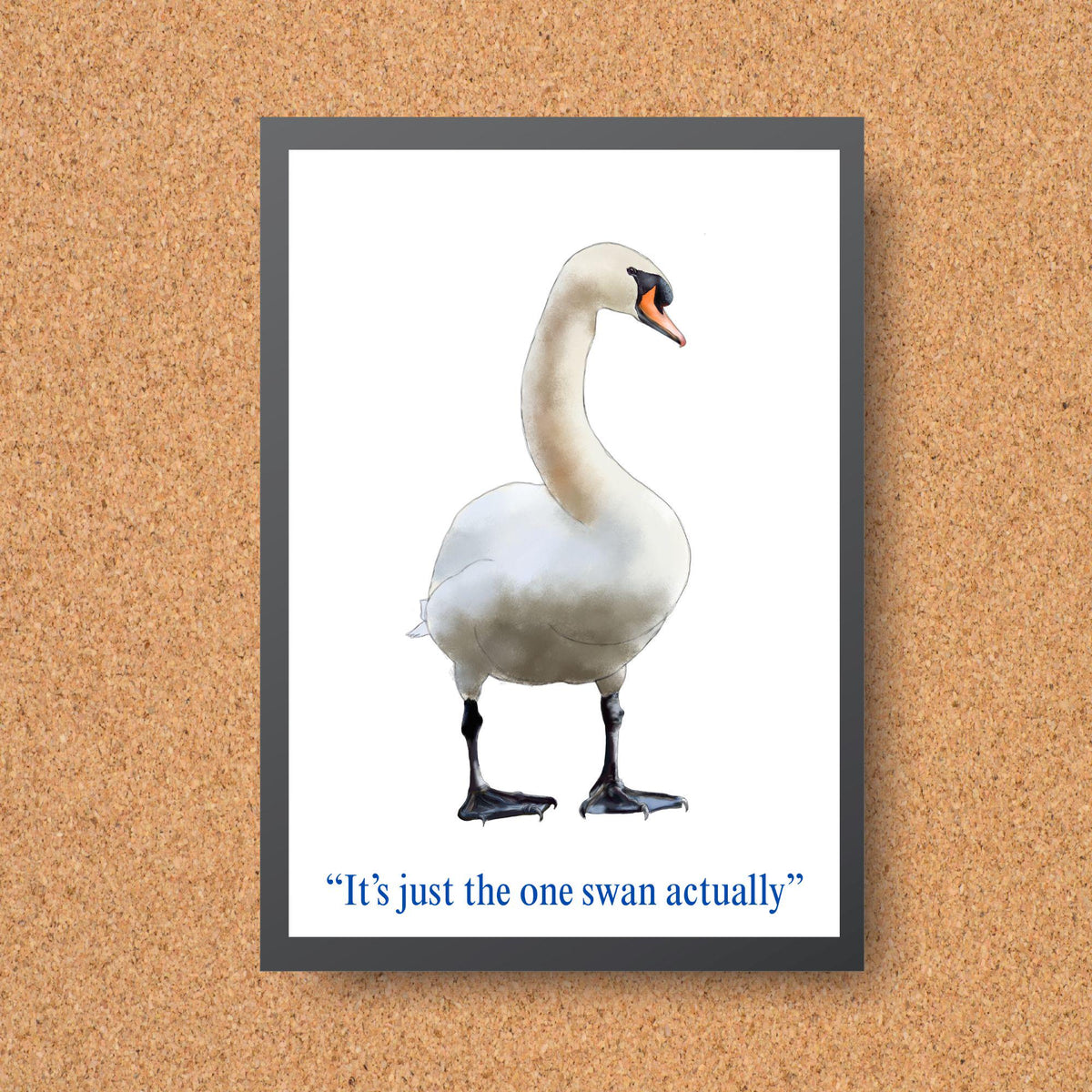 Hot Fuzz Wall Art Print, High Quality Poster, Hot Fuzz Poster, Swan, Movie Poster