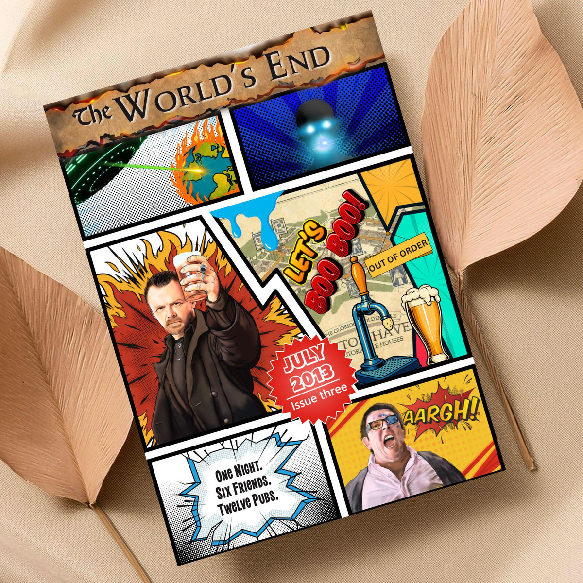 Hot Fuzz, Shaun of the Dead, The World's End Poster Set, Movie Posters, Ice Cream Trilogy Wall Art