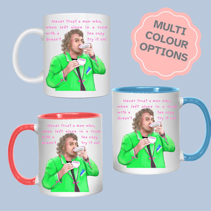 Billy Connolly Mug, Tea Cosy, Funny Gift for Dad - Multi Colour Options