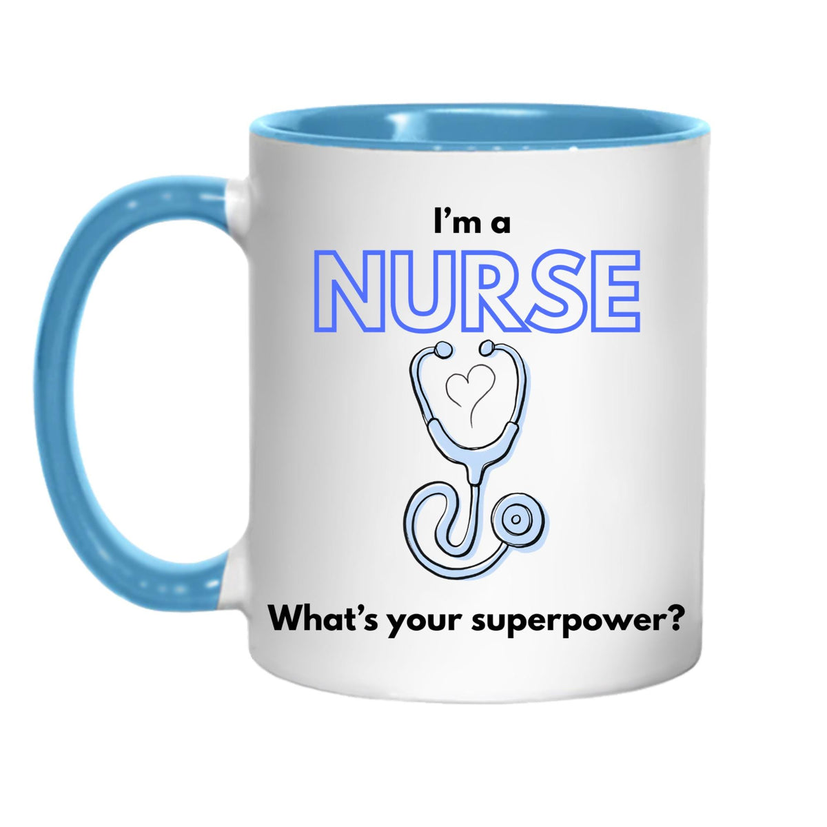 Personalised Nurse Coffee Mug - Gift for Male Nurse, Name Mug Multi Colour Options