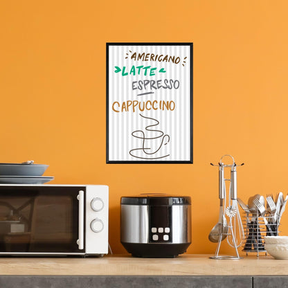 Coffee Wall Art, Poster for Kitchen, Cafe Art, Coffee Gift