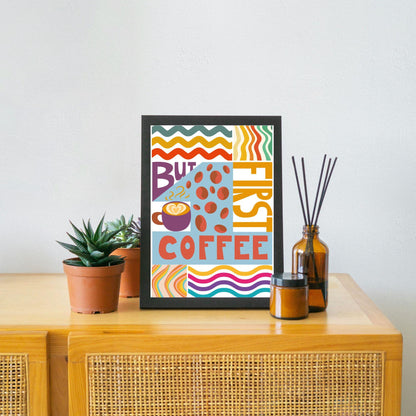 Coffee Wall Art, Poster for Kitchen, Cafe Art, Coffee Gift