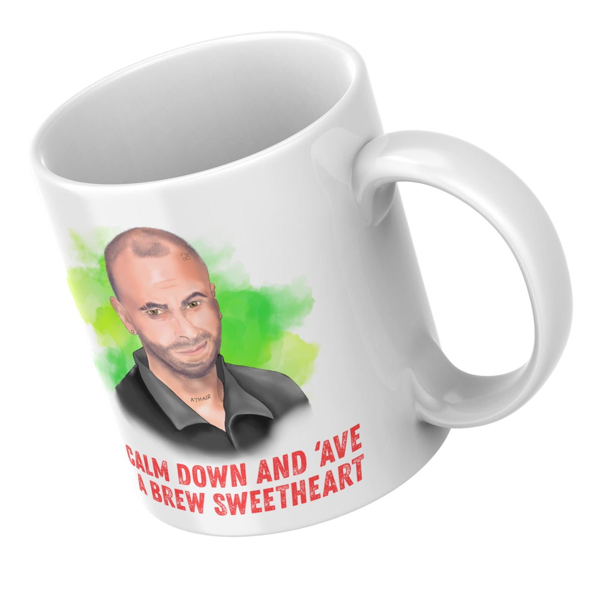 Brassic Mug, Vinnie Sweetheart, Funny Gift - Multi Colour Options