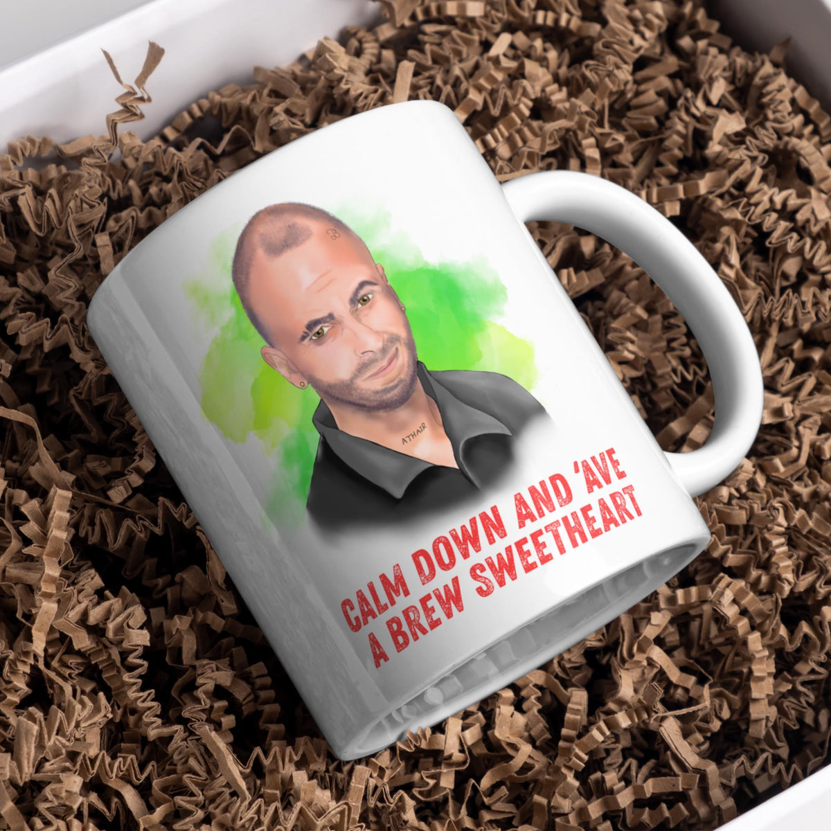Brassic Mug, Vinnie Sweetheart, Funny Gift - Multi Colour Options