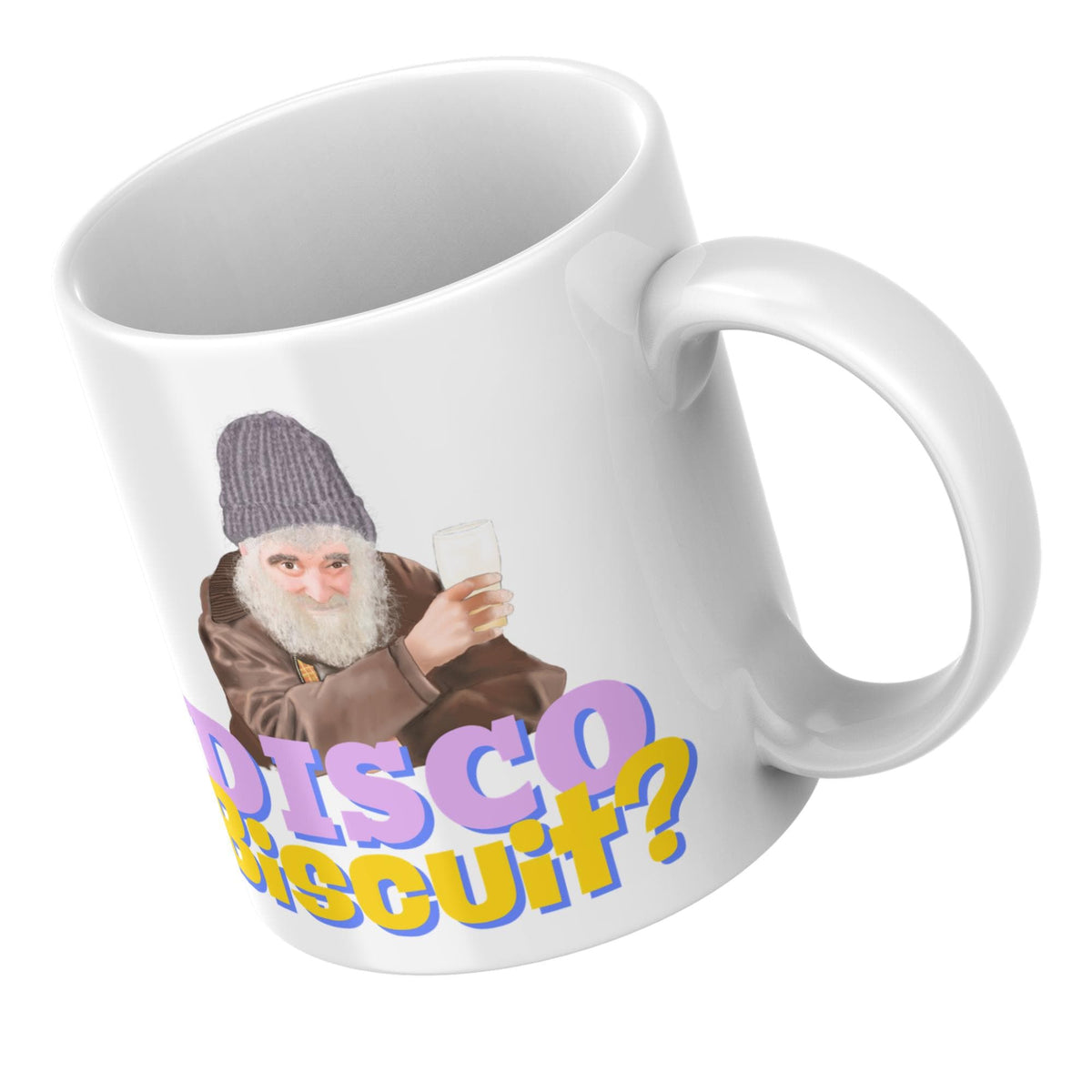 Brassic Mug, Farmer Jim, Disco Biscuit, Funny Gift - Multi Colour Options