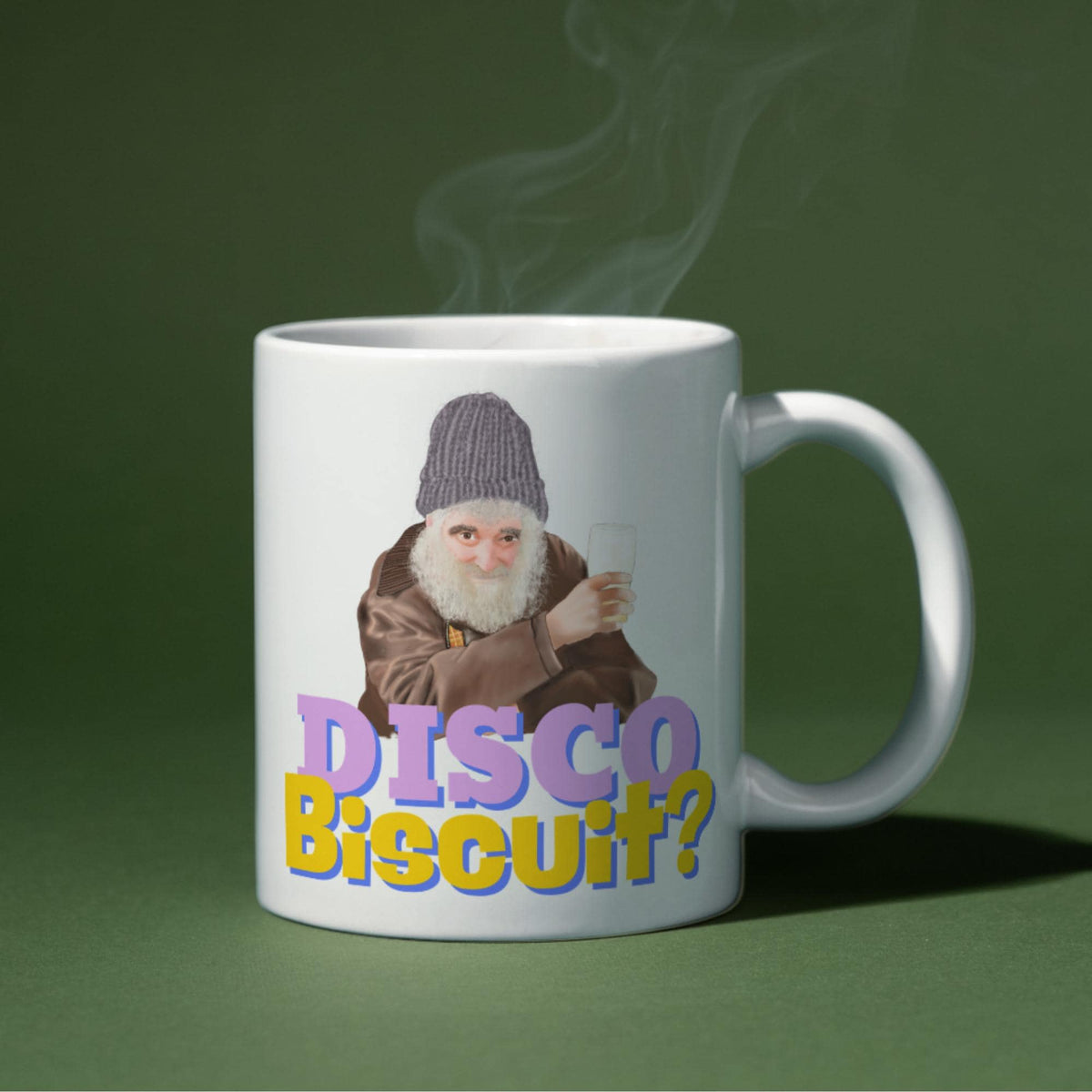 Brassic Mug, Farmer Jim, Disco Biscuit, Funny Gift - Multi Colour Options