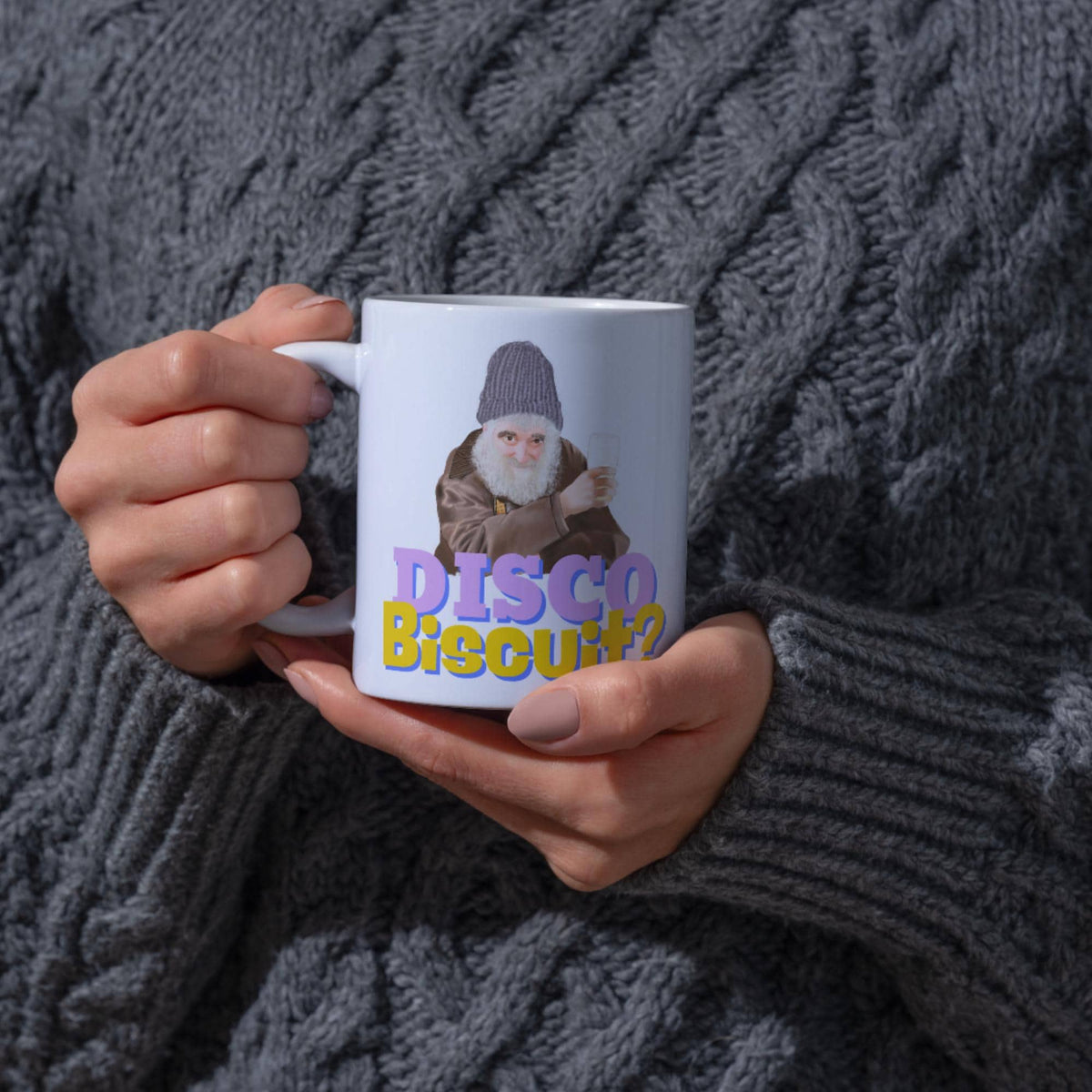 Brassic Mug, Farmer Jim, Disco Biscuit, Funny Gift - Multi Colour Options