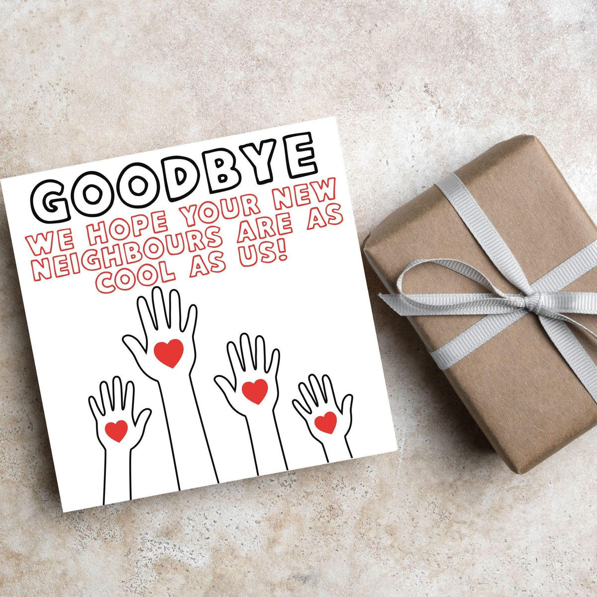 Thank You Card for Being a Great Neighbour, Moving house Card, We will Miss You Card, Goodbye Card, Relocating Thank You Card