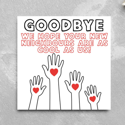 Thank You Card for Being a Great Neighbour, Moving house Card, We will Miss You Card, Goodbye Card, Relocating Thank You Card