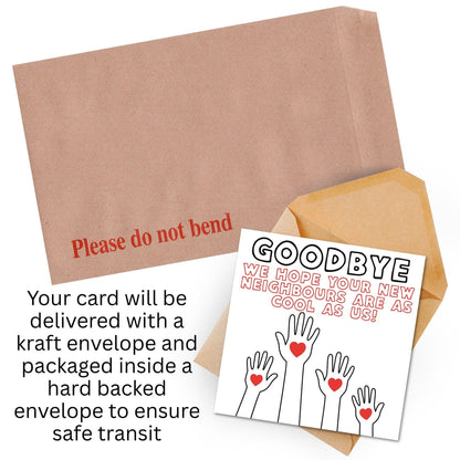 Thank You Card for Being a Great Neighbour, Moving house Card, We will Miss You Card, Goodbye Card, Relocating Thank You Card