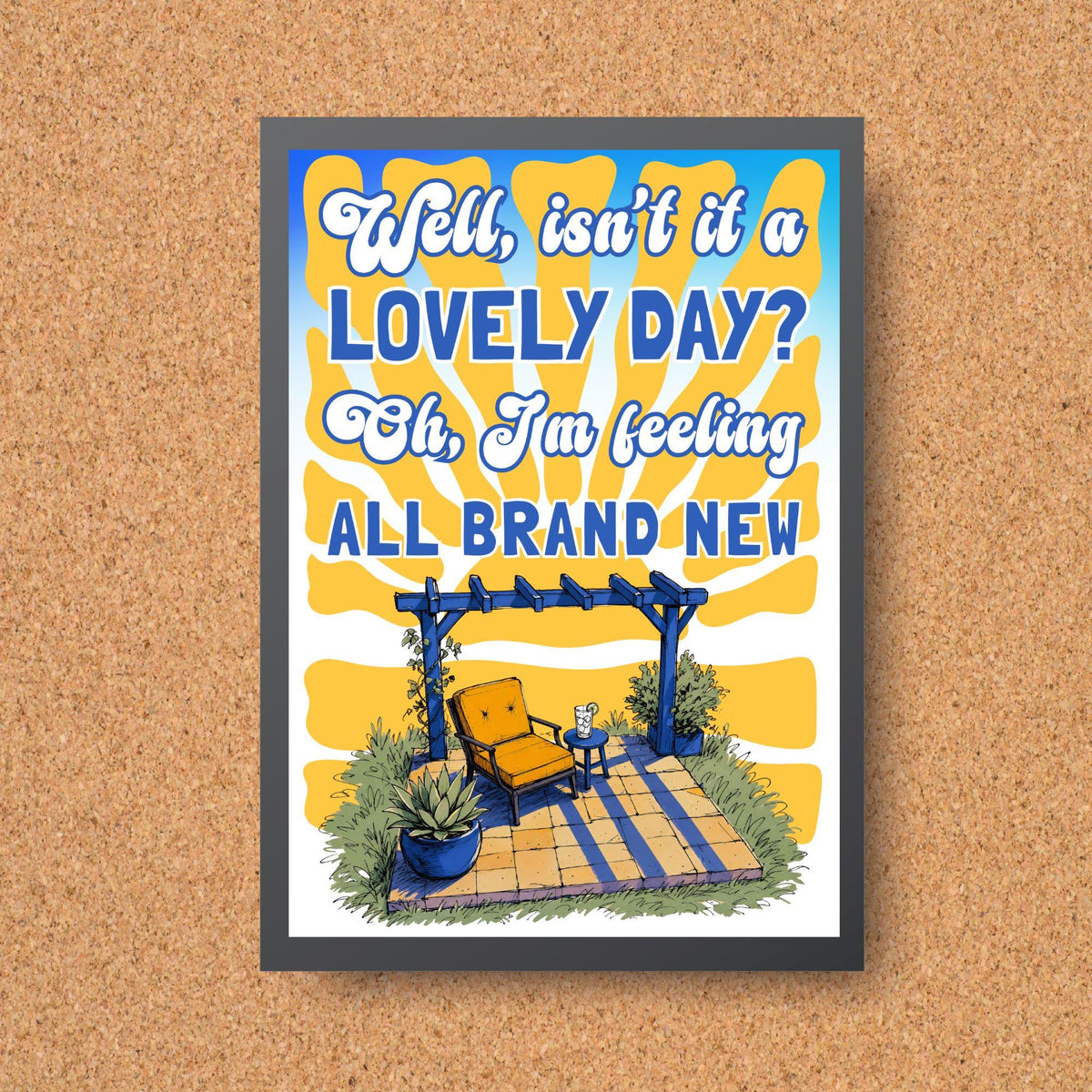 Gorky's Zygotic Mynci Poster Print Wall Art, Welsh Band Art, Patio Song