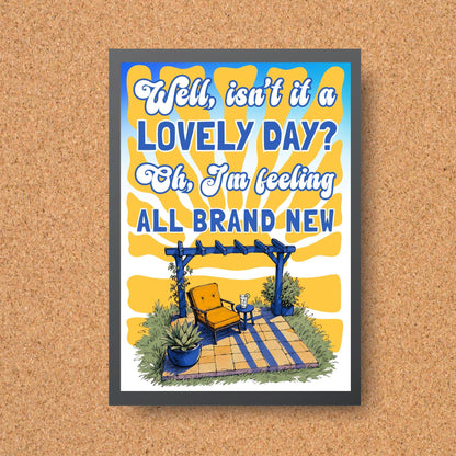 Gorky's Zygotic Mynci Poster Print Wall Art, Welsh Band Art, Patio Song