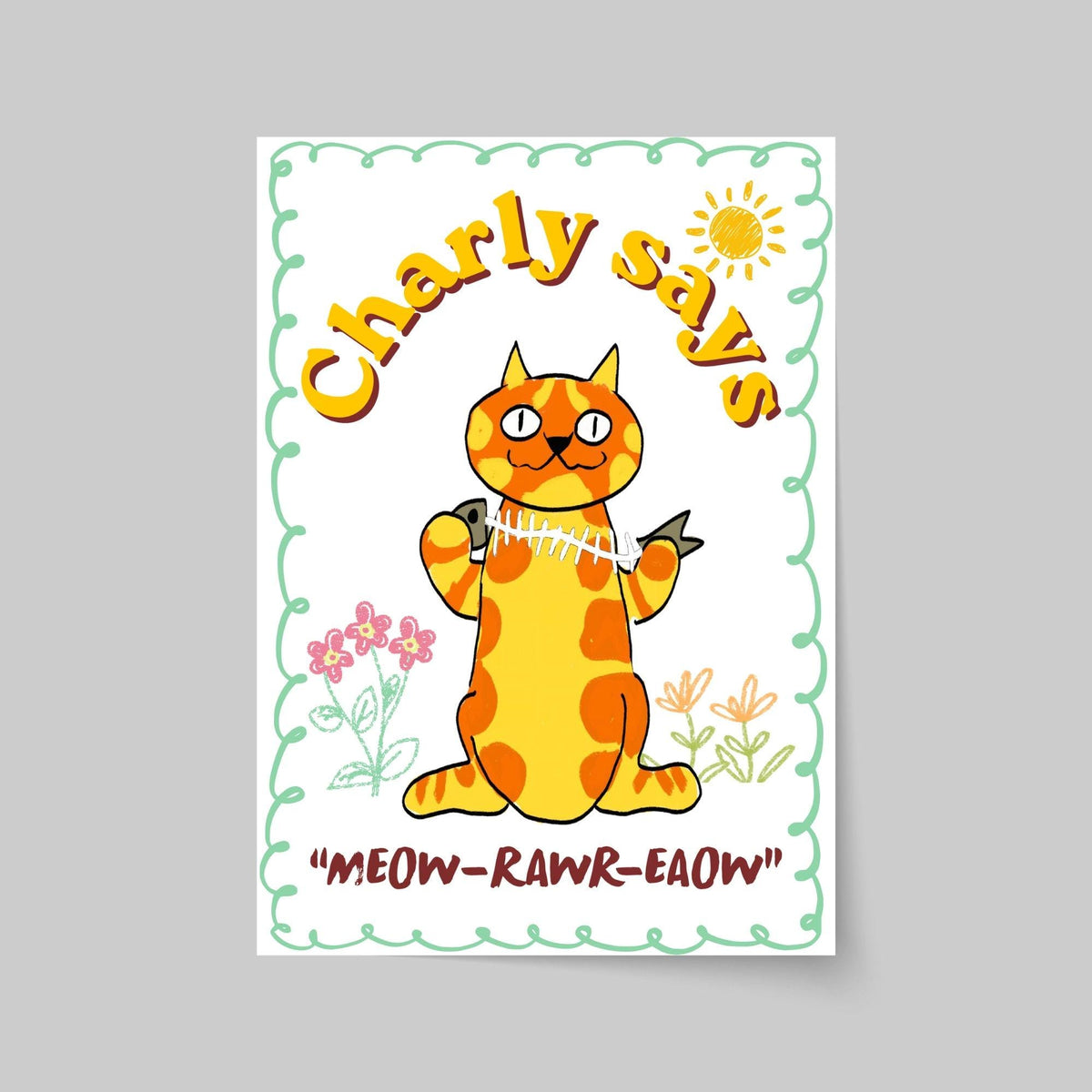 The Prodigy Poster Print Wall Art, Charly Says, 90's Rave Music