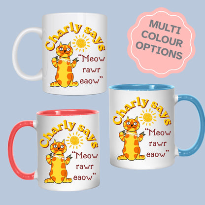 The Prodigy Charly Says Mug, 90's Mug, Rave Music, Multi Colour Options
